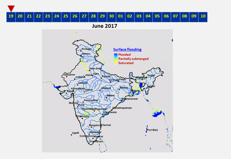 Image for Flood monitoring using Ku band SCATSAT-1 data