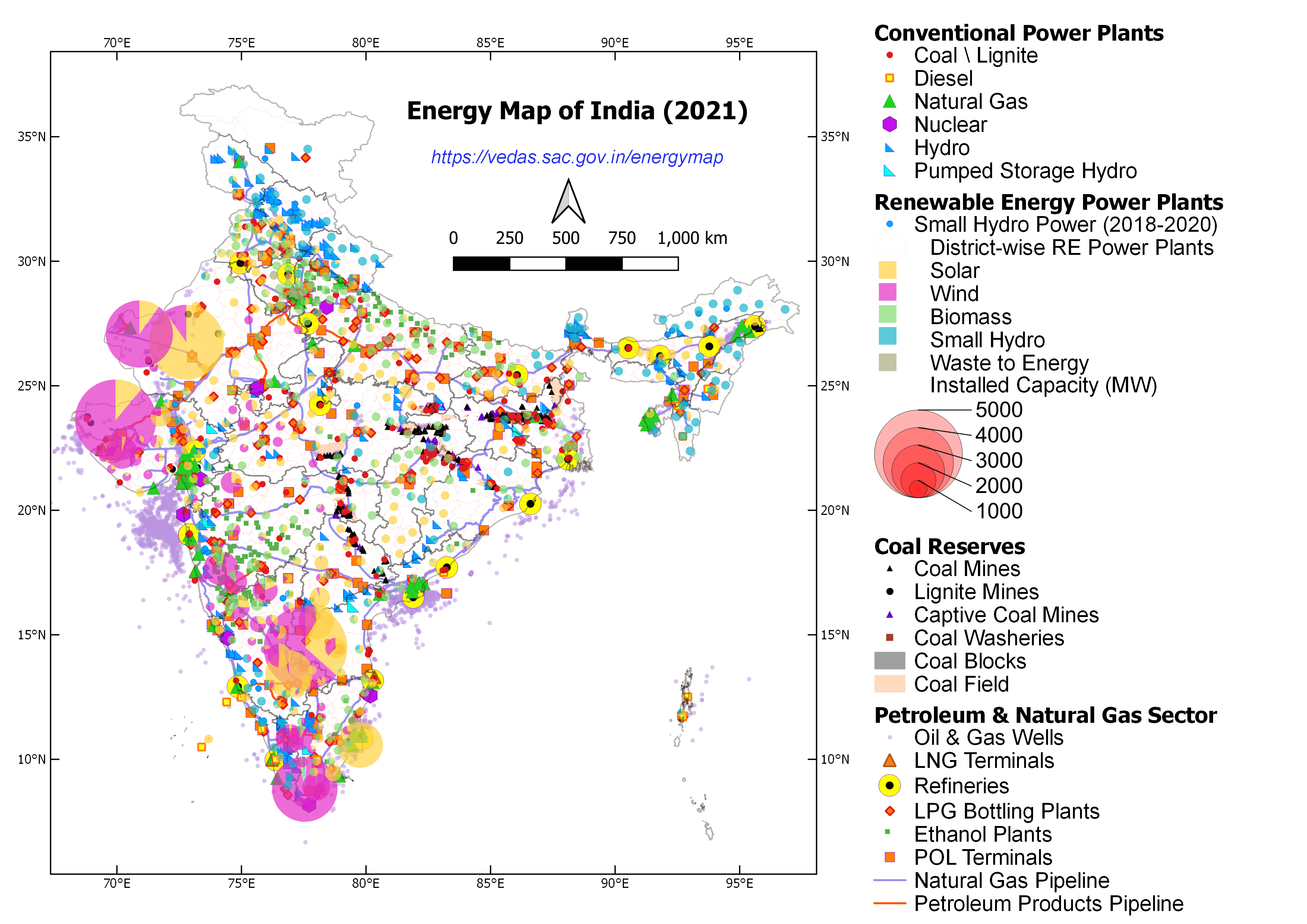 Image of Energy Map Of India