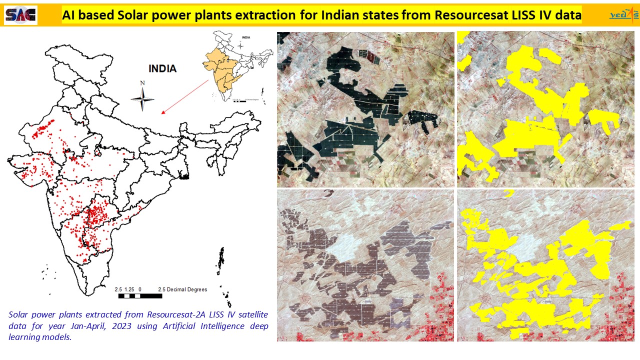 Image for AI based Solar power plants extraction for Rajasthan from Resourcesat LISS IV data